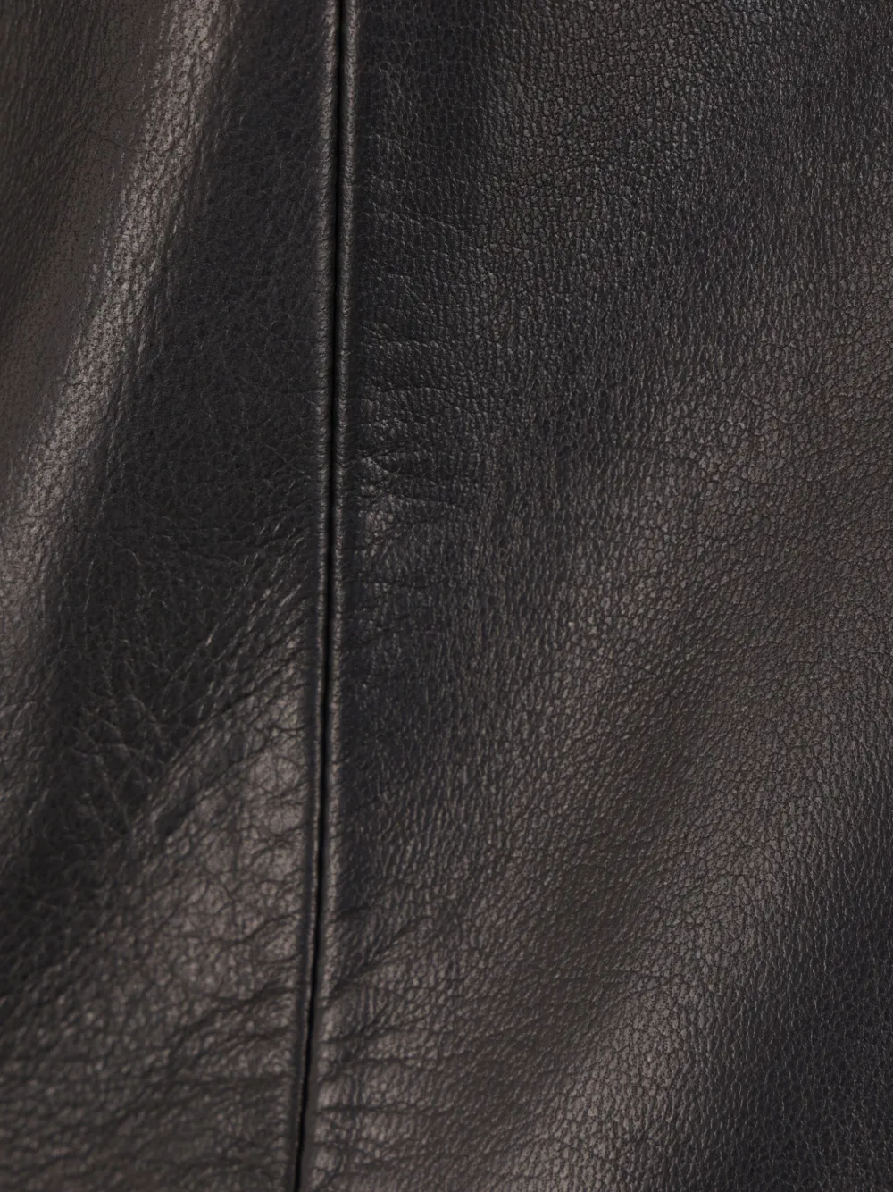 Saint Laurent Leren top Zwart