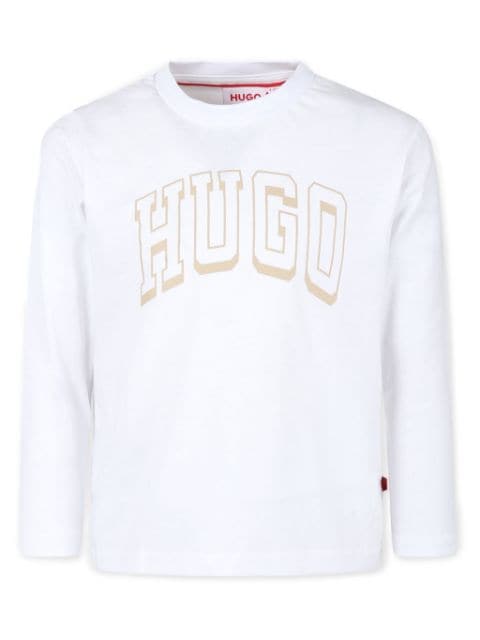 HUGO KIDS logo-print sweatshirt