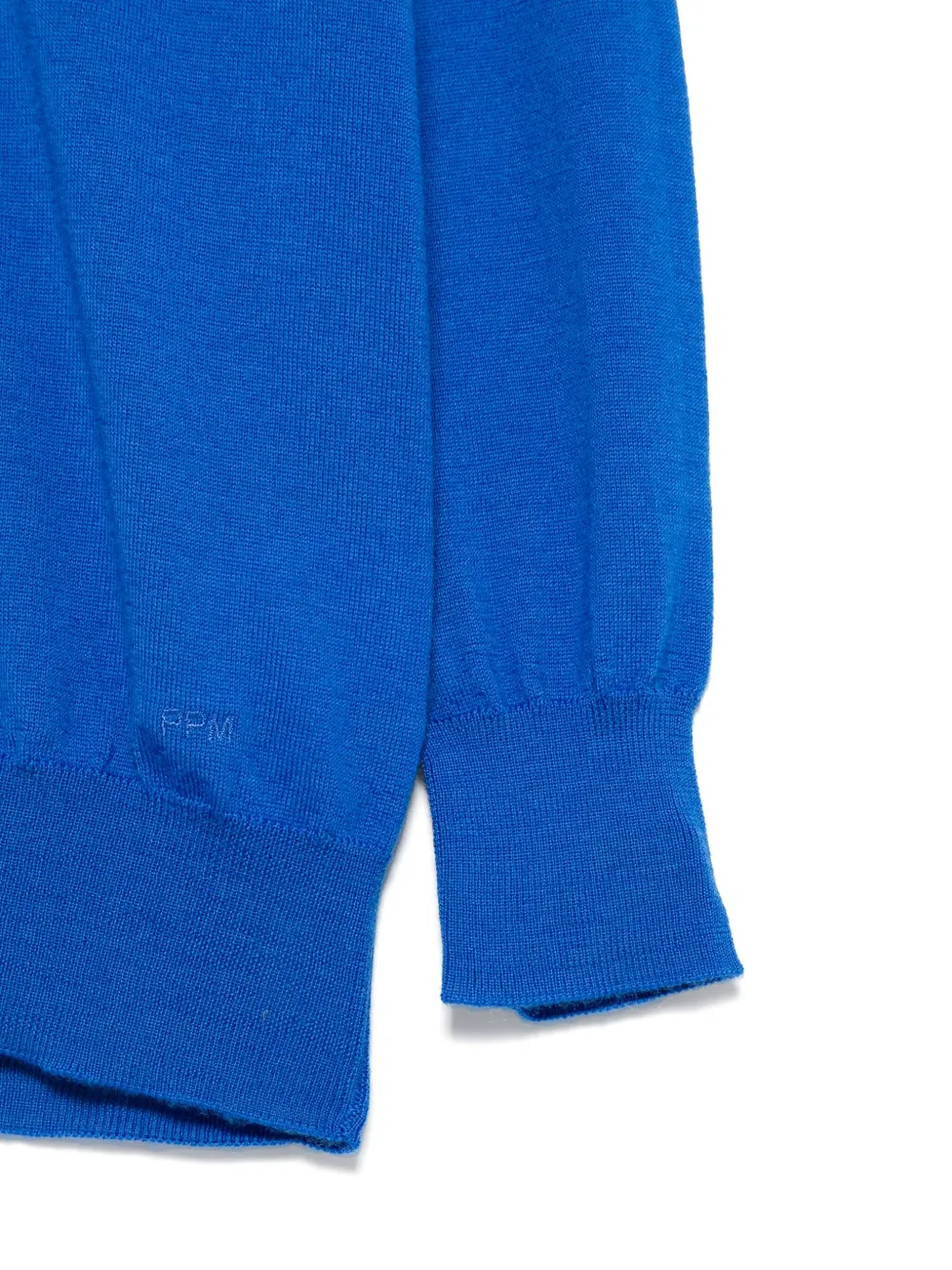 Paolo Pecora Kids Trui met geborduurd logo Blauw