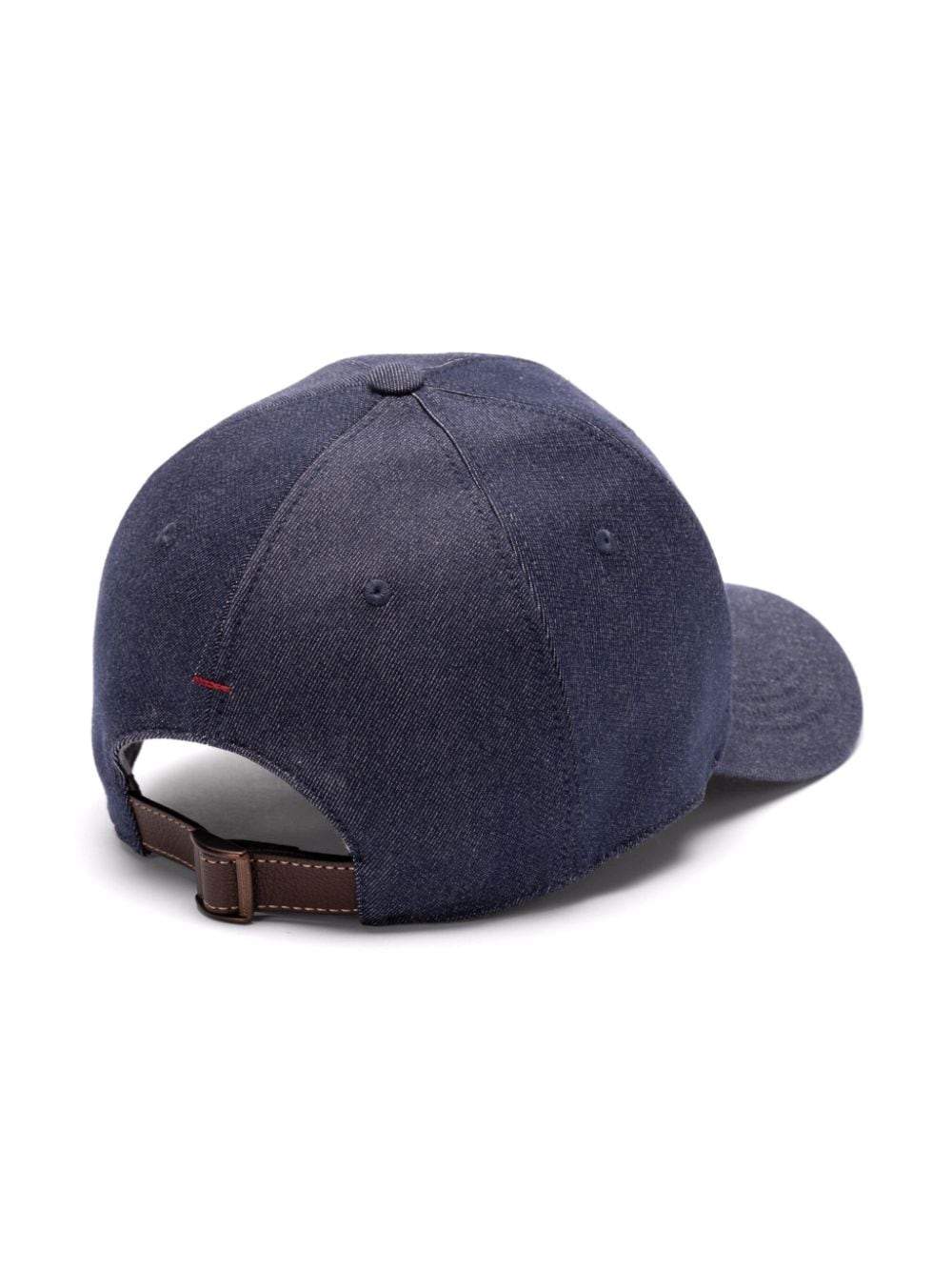 Shop Brunello Cucinelli Logo-embroidered Baseball Cap In Blue