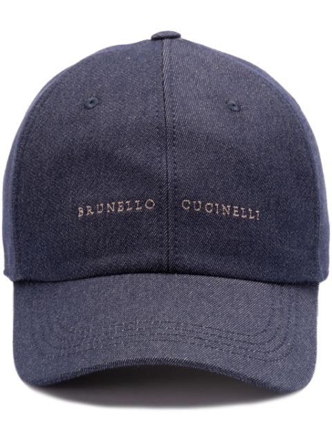 Brunello Cucinelli logo-embroidered baseball cap Men