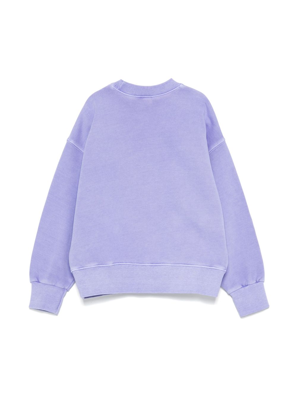 Shop Jellymallow Poster Pigment Sweater In Purple