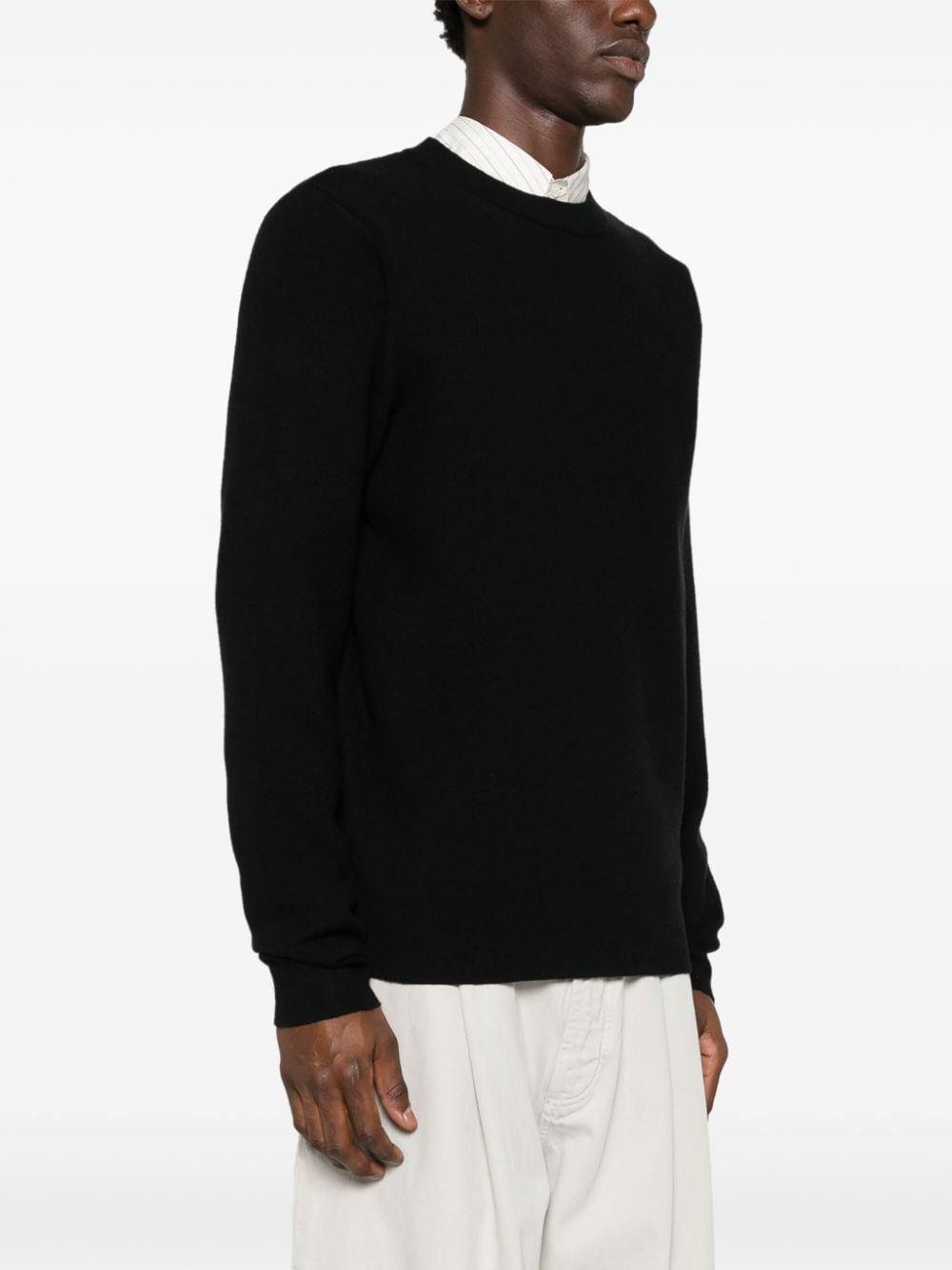 Shop Samsoe & Samsoe Gunan Sweater In Black