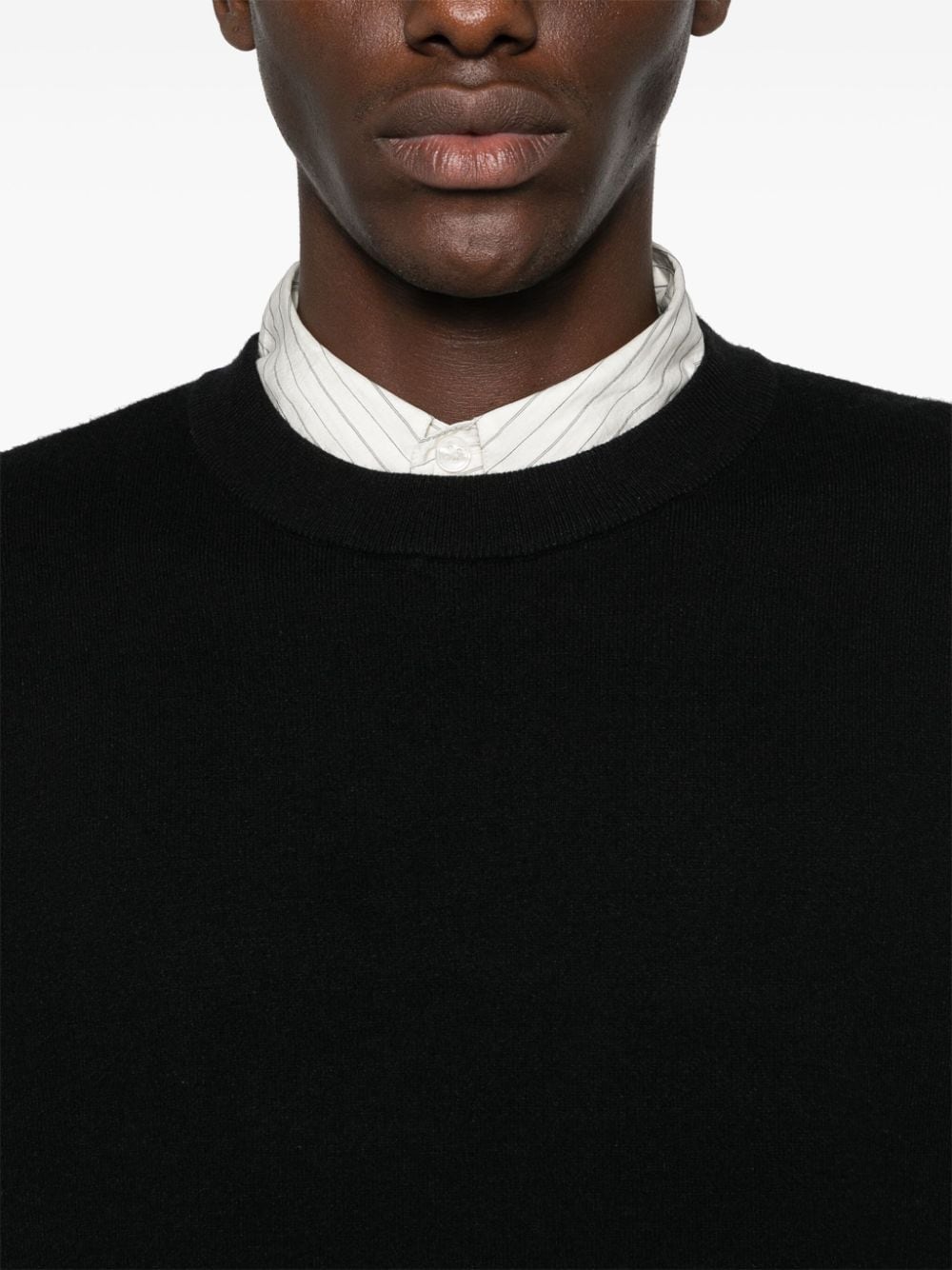 Shop Samsoe & Samsoe Gunan Sweater In Black