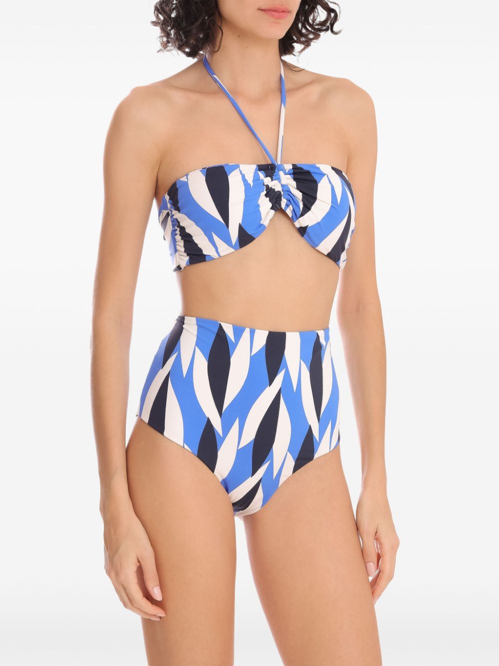 Shop Brigitte Duda Bikini In Blue