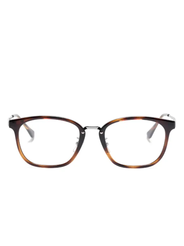Ray-Ban square-frame Glasses Brown FARFETCH ID