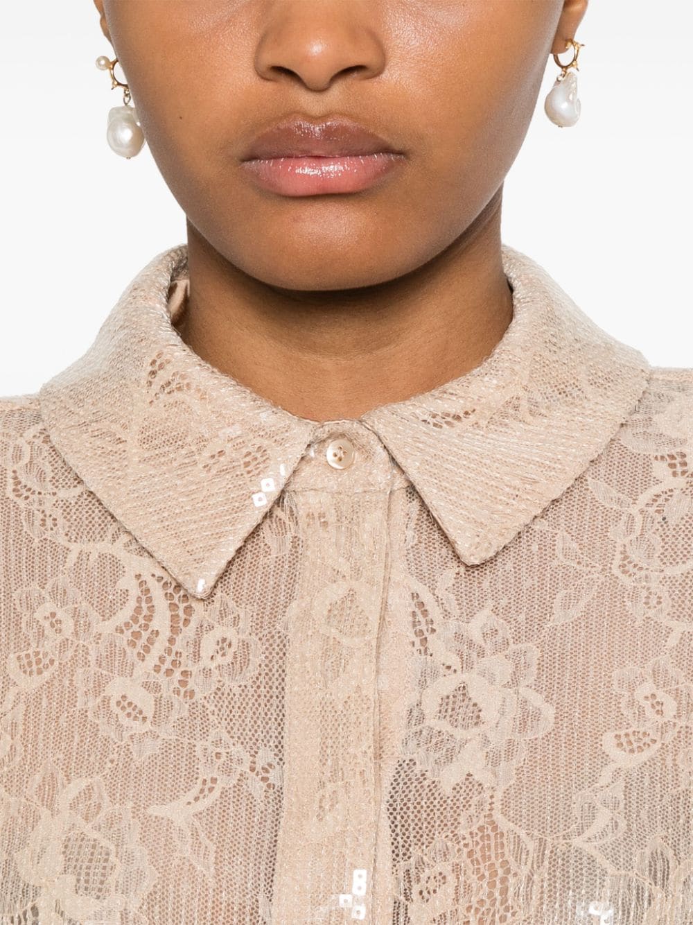 Shop Retroféte Ariana Shirt In Neutrals