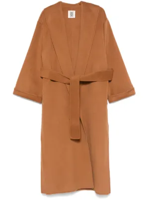By Malene Birger Mirano ベルテッド コート | ブラウン | FARFETCH JP