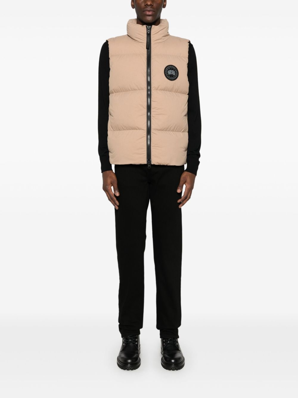 Shop Canada Goose Lawrence Puffer Gilet In Neutrals