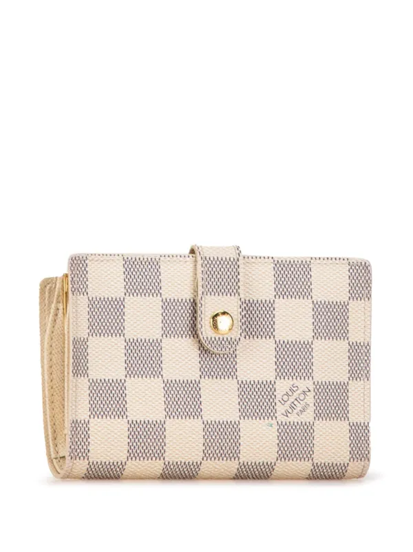 Louis Vuitton Pre Owned 2006 Damier Azur French Purse Wallet Small Wallets White FARFETCH IE