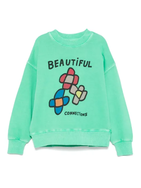 JELLYMALLOW Flowers Pigment sweater