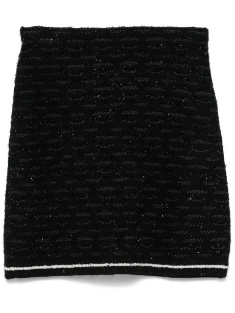 D.Exterior tweed mini skirt