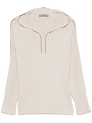 D.EXTERIOR 売れ筋商品|||ディー・エクステリア ニット&セーター アウター レディース Sweaters White レディース ニットカーディガン 体型カバー トップス ニット