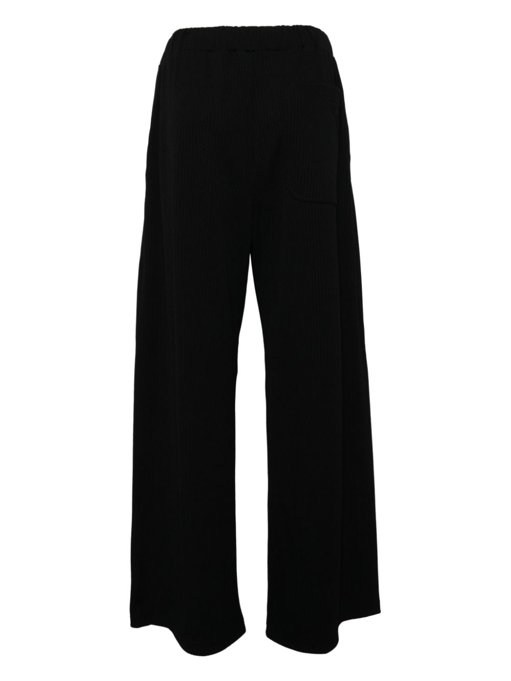 Shop Attachment Plissé Loose Fit Pants In Black