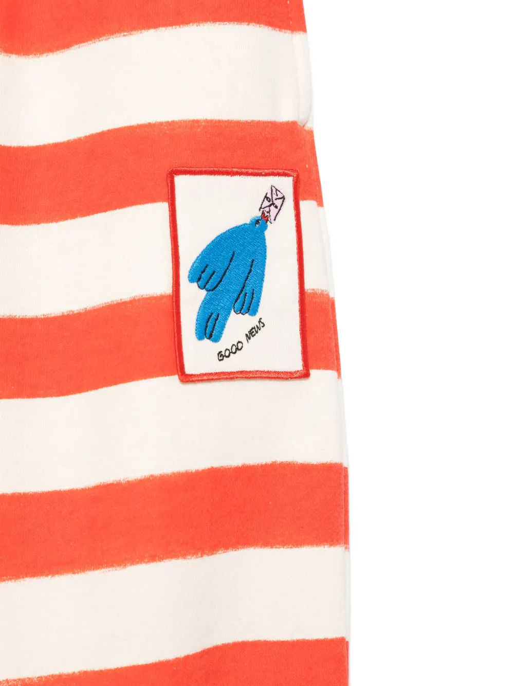 Jellymallow Bird Track Trousers In Red