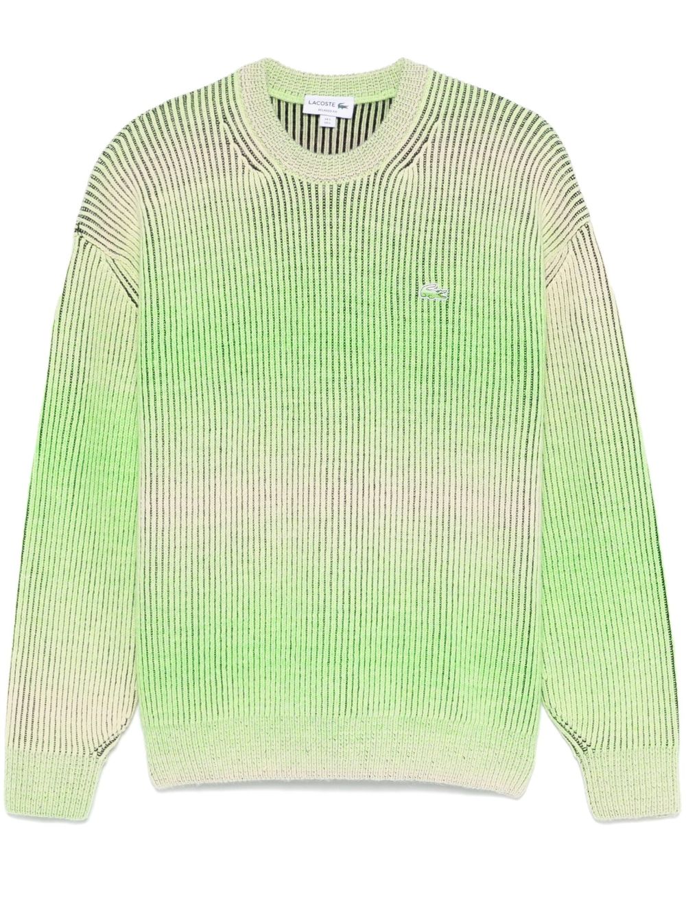 Lacoste ombré-effect sweater - Yellow