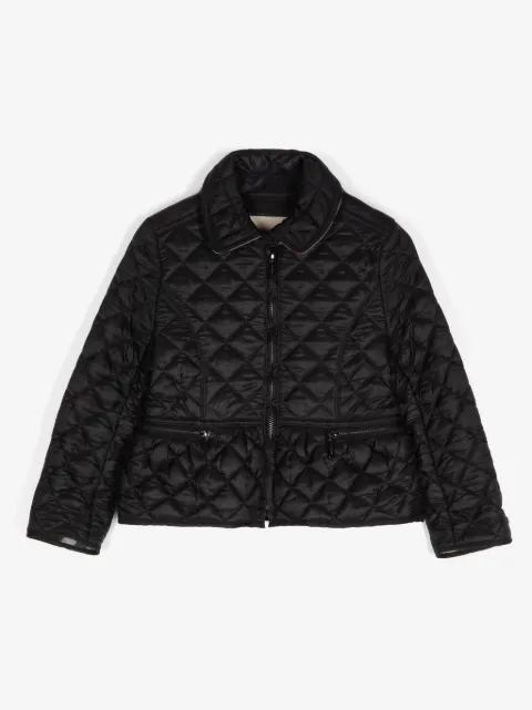Burberry Kids doudoune à matelassage losanges