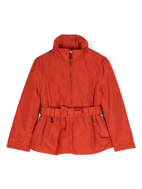 Burberry Kids pleat detailed bomber jacket