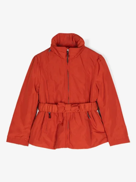 Burberry Kids chamarra bomber con pliegues