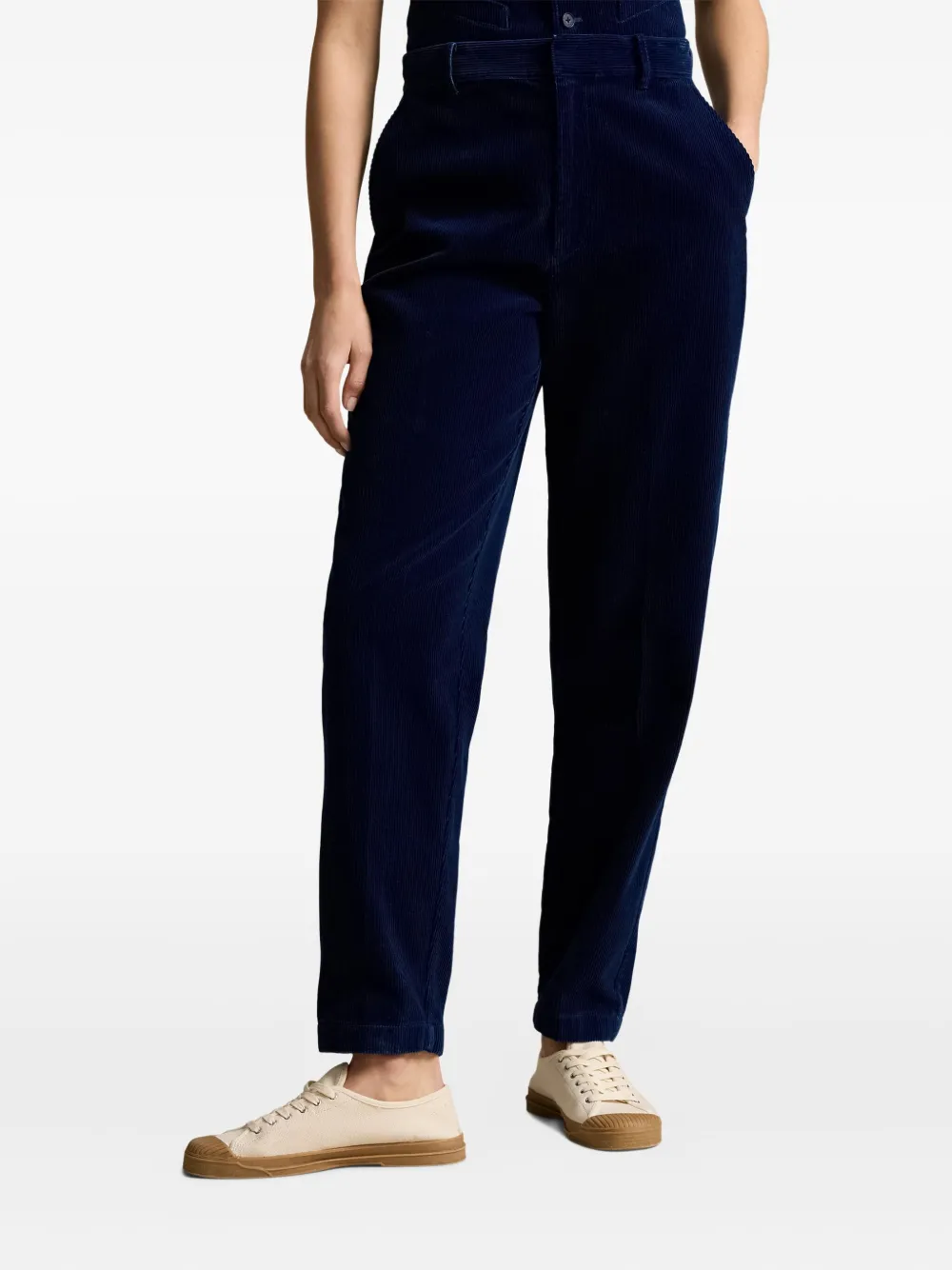 パンツ Ralph Lauren FW24 Corduroy trousers (211940714 002) Polo Ralph Lauren Corduroy Trousers | Blue | FARFETCH CA