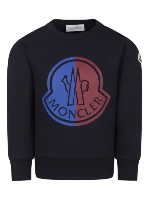 Moncler Enfant モンクレール・アンファン ロゴトリム パーカー - FARFETCH