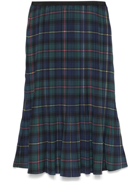 Polo Ralph Lauren plaid midi skirt Women