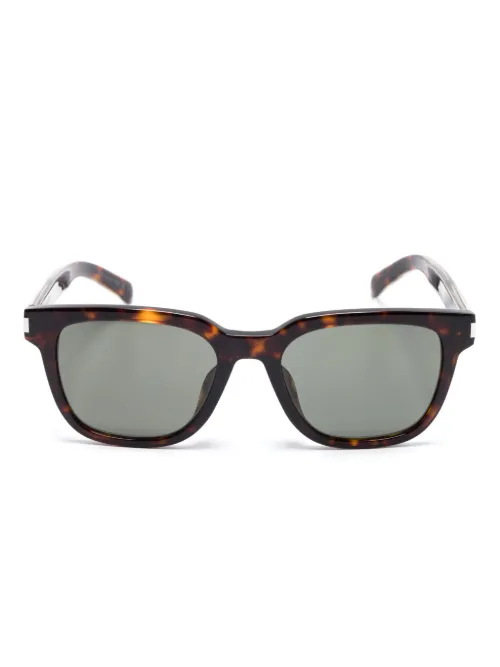 Lunettes de soleil à monture carrée - Saint Laurent Eyewear - Modalova