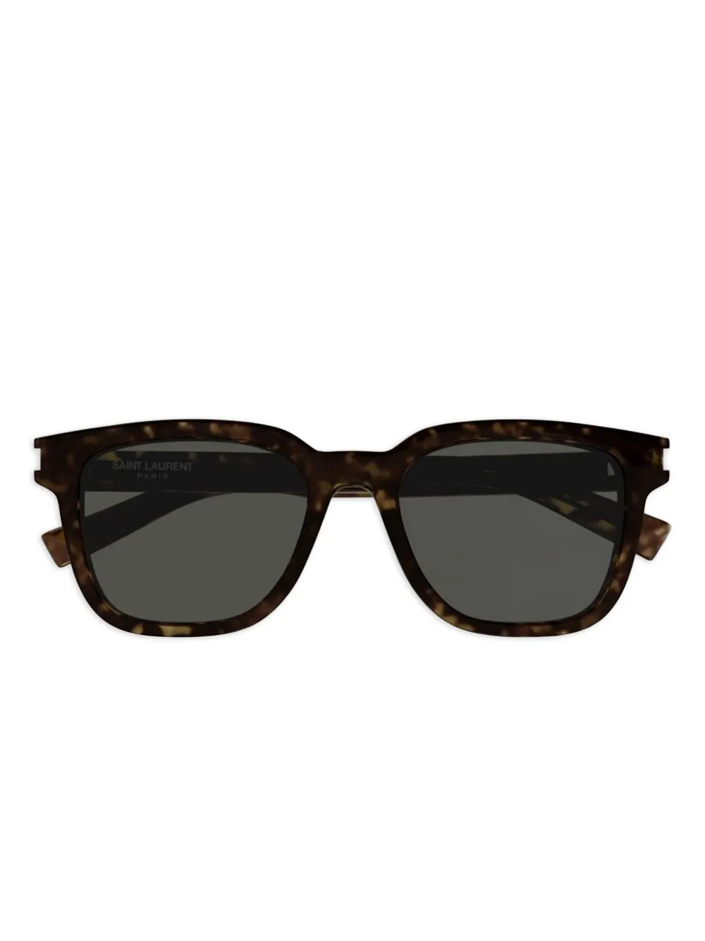 Saint Laurent Eyewear Zonnebril met vierkant montuur Bruin