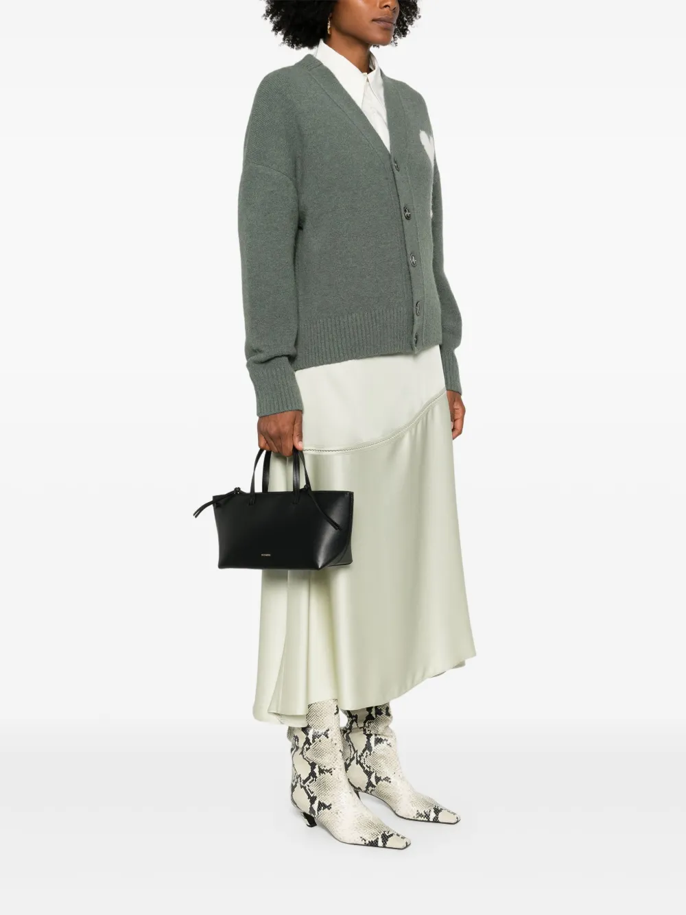Jil Sander Kleine Bateau shopper - Zwart
