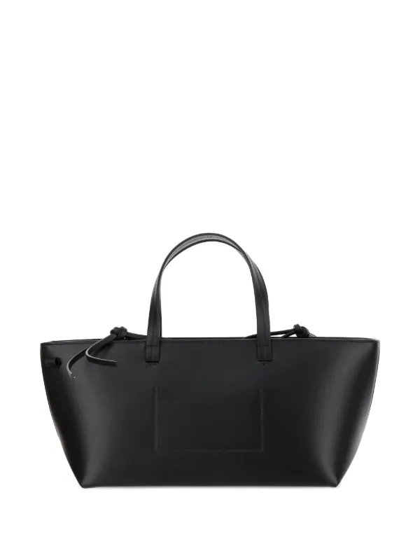 【Jil Sander】 Bateau ハンドバッグ S ロゴ ショルダー付 Jil Sander Bateau ハンドバッグ S | ブラック | FARFETCH JP