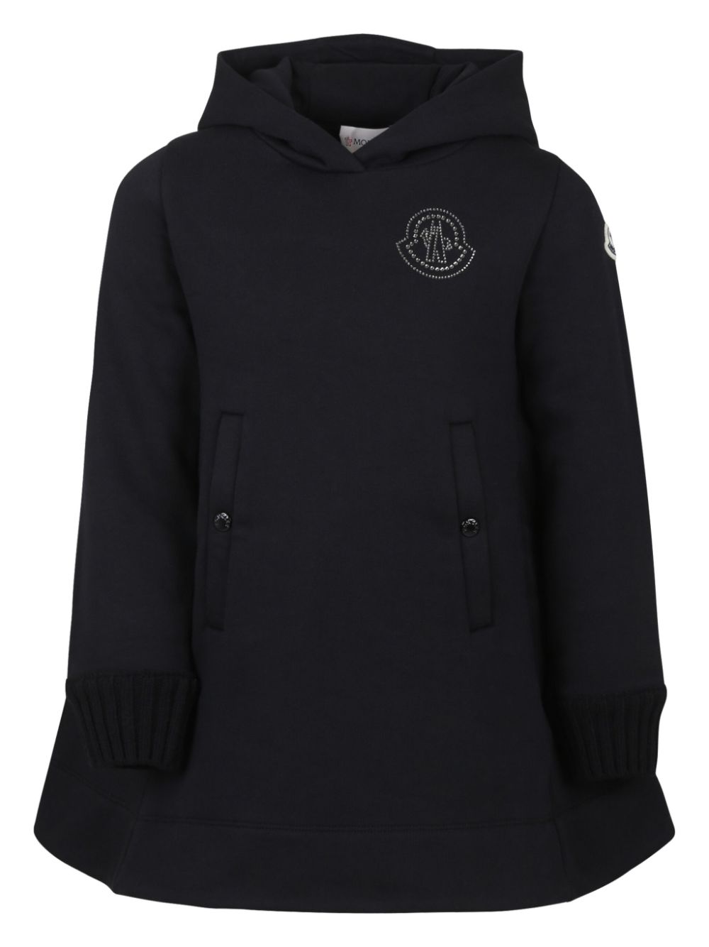 Moncler Enfant Jurk met applicatie Zwart