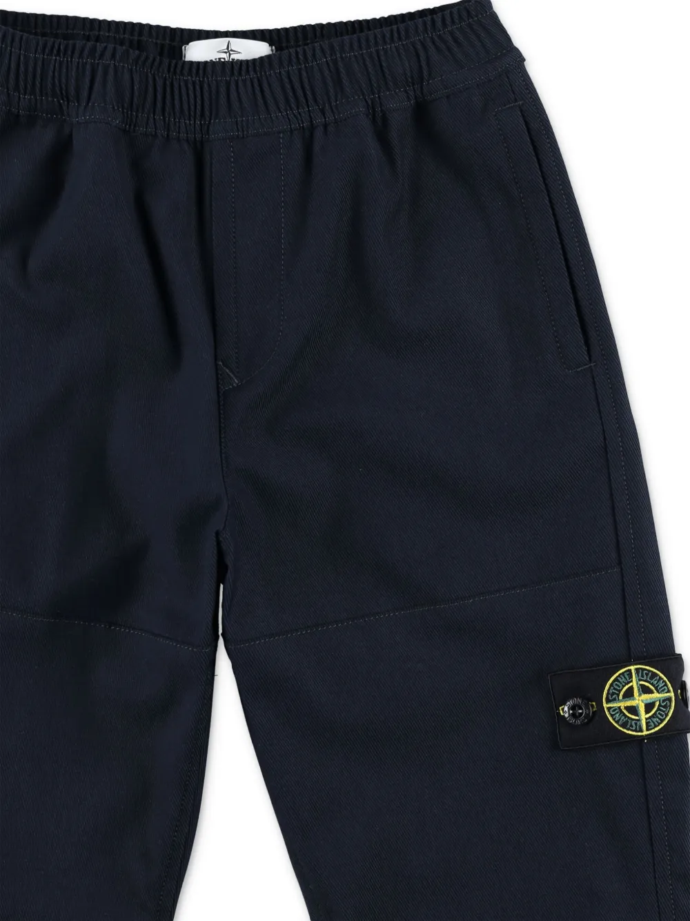 Stone Island Junior Trainingsbroek met Compass-logopatch Blauw