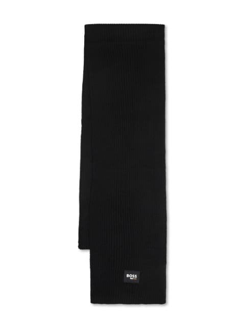 BOSS Kidswear ribbed scarf