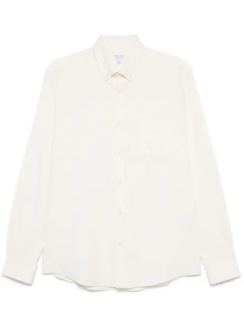 Sunspel flannel button-up shirt
