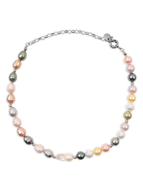 ESTILÉ Lewis pearl-embellished necklace