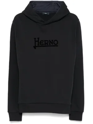 パーカー・フーディ HERNO black sweatshirt Men's Hooded Bomber Jacket | Herno®