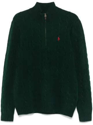Polo Ralph Lauren Cable-Knit Sweater | Green | FARFETCH
