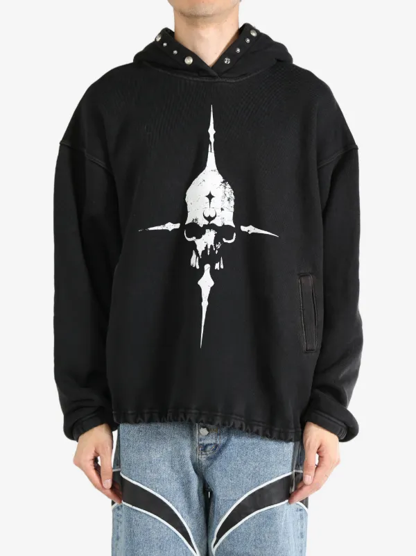 THUG CLUB Peace Stud Hoodie | ブラック | FARFETCH JP