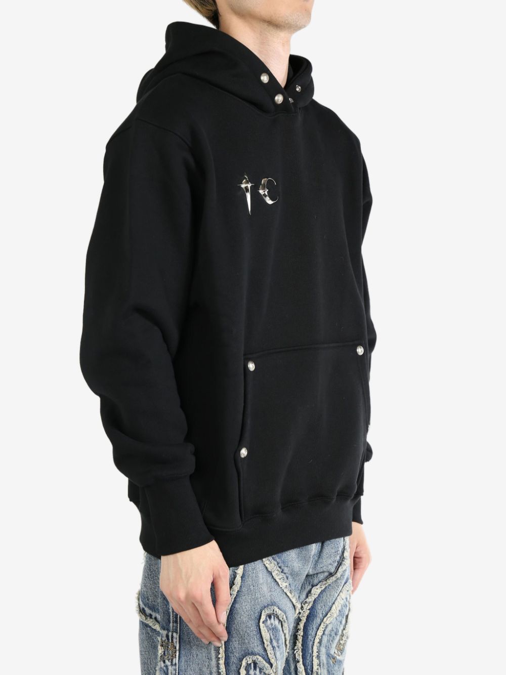 THUG CLUB Armor Hoodie | Black | FARFETCH PT