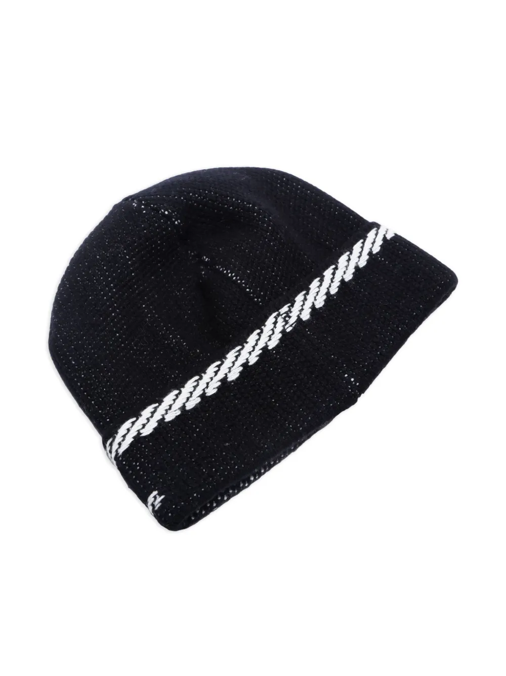 Cheap CHANEL 2000s logo cashmere beanie hat Women