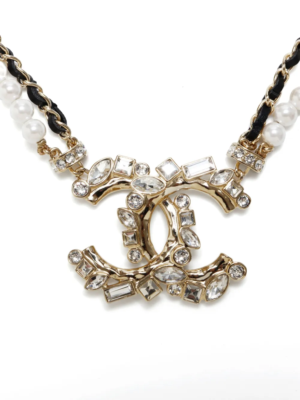 Cheap HOT SALE CHANEL 2023 CC rhinestone choker Women