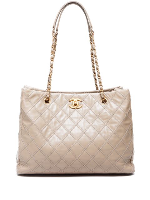 CHANEL 2012-2013 Double quilted chain tote bag Women