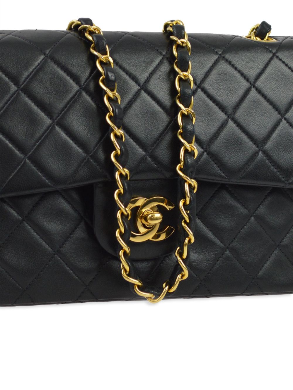 Affordable HOT SALE CHANEL 1992 small Double Flap shoulder bag Women