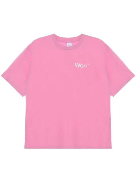 Won Hundred logo印花T恤