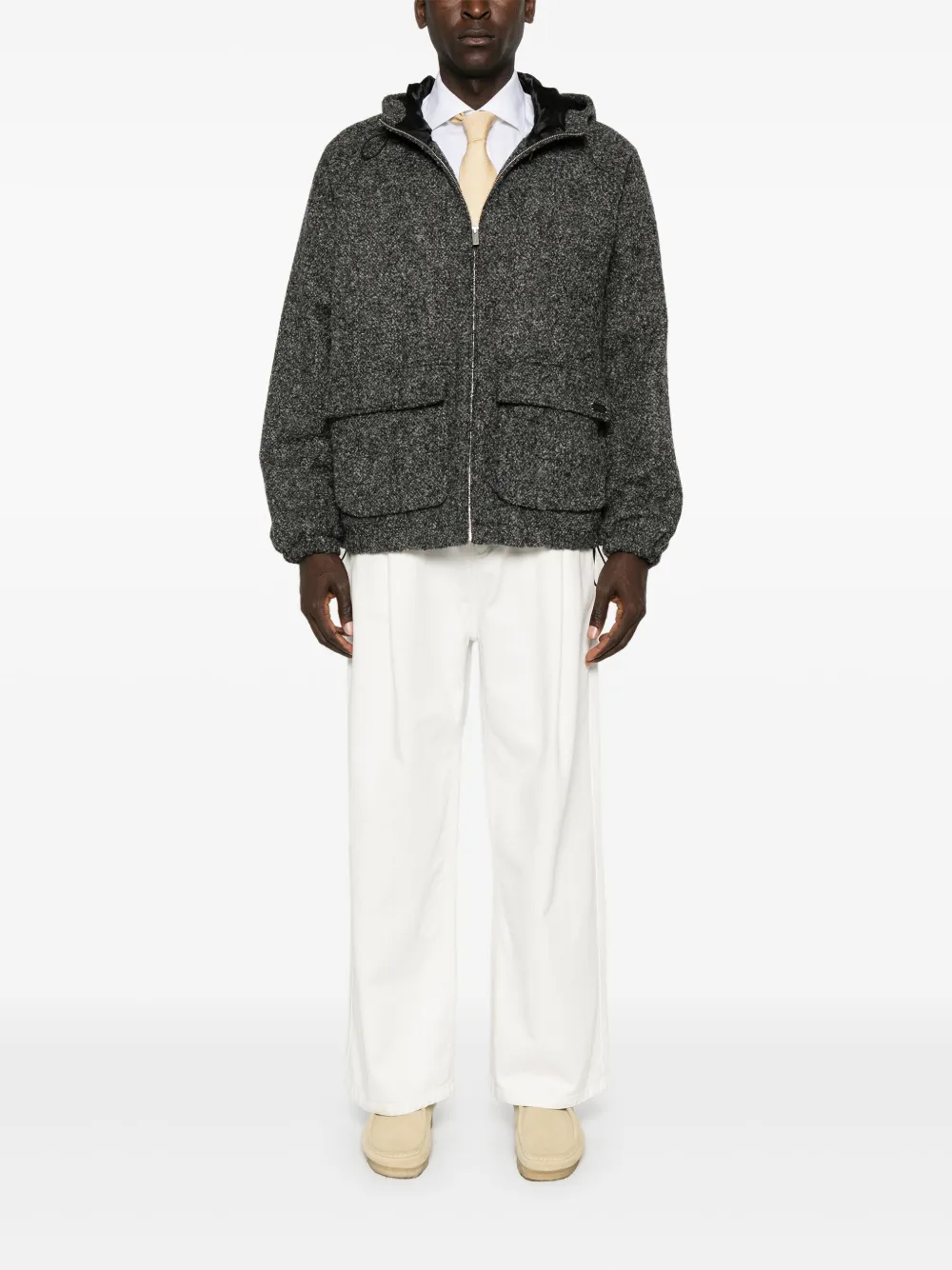 Drôle De Monsieur La Vest á Tweed Chine jacket - Grijs
