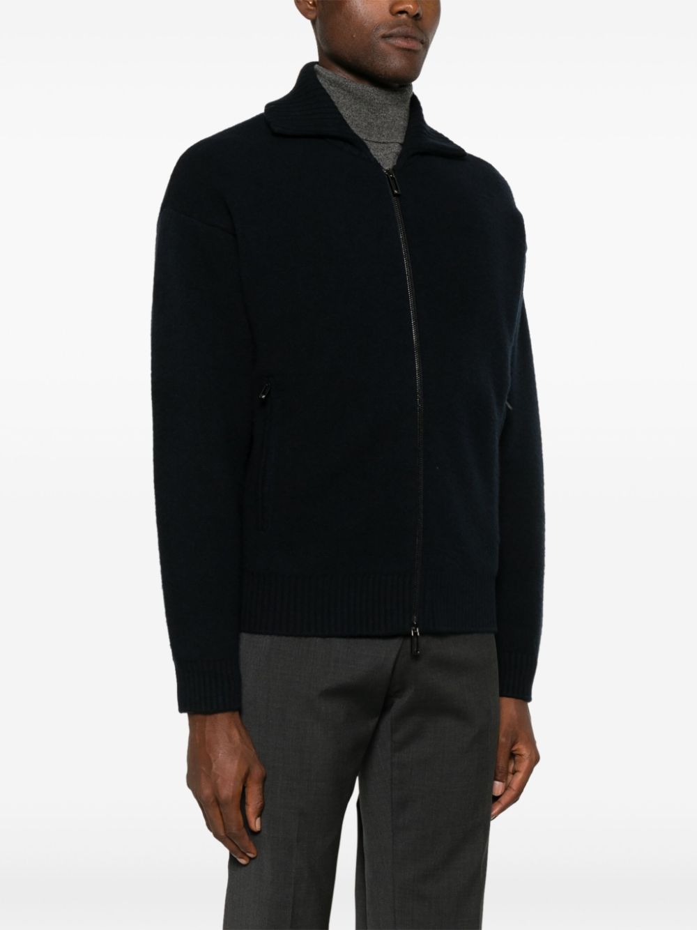 Emporio Armani virgin wool cardigan Men