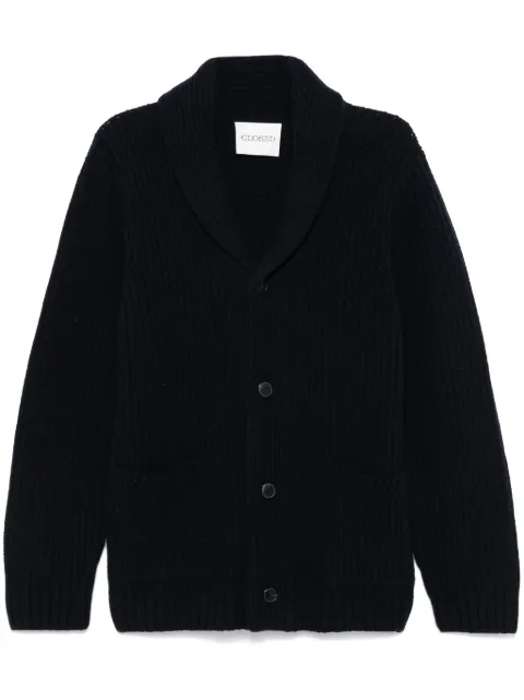 Closed wool cardigan