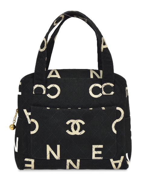 HOT SALE CHANEL 1997 logo-print handbag Women