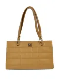 CHANEL Pre-Owned 2002 Choco Bar handbag - Neutrals