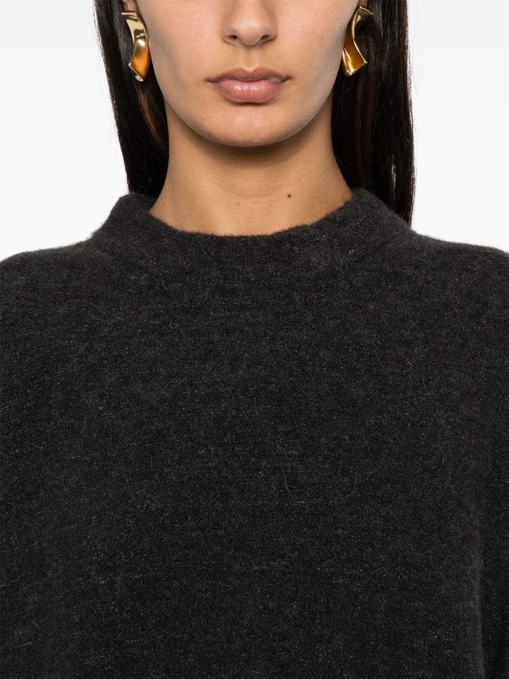 Shop Lauren Manoogian Crew-neck Sweater In Grey